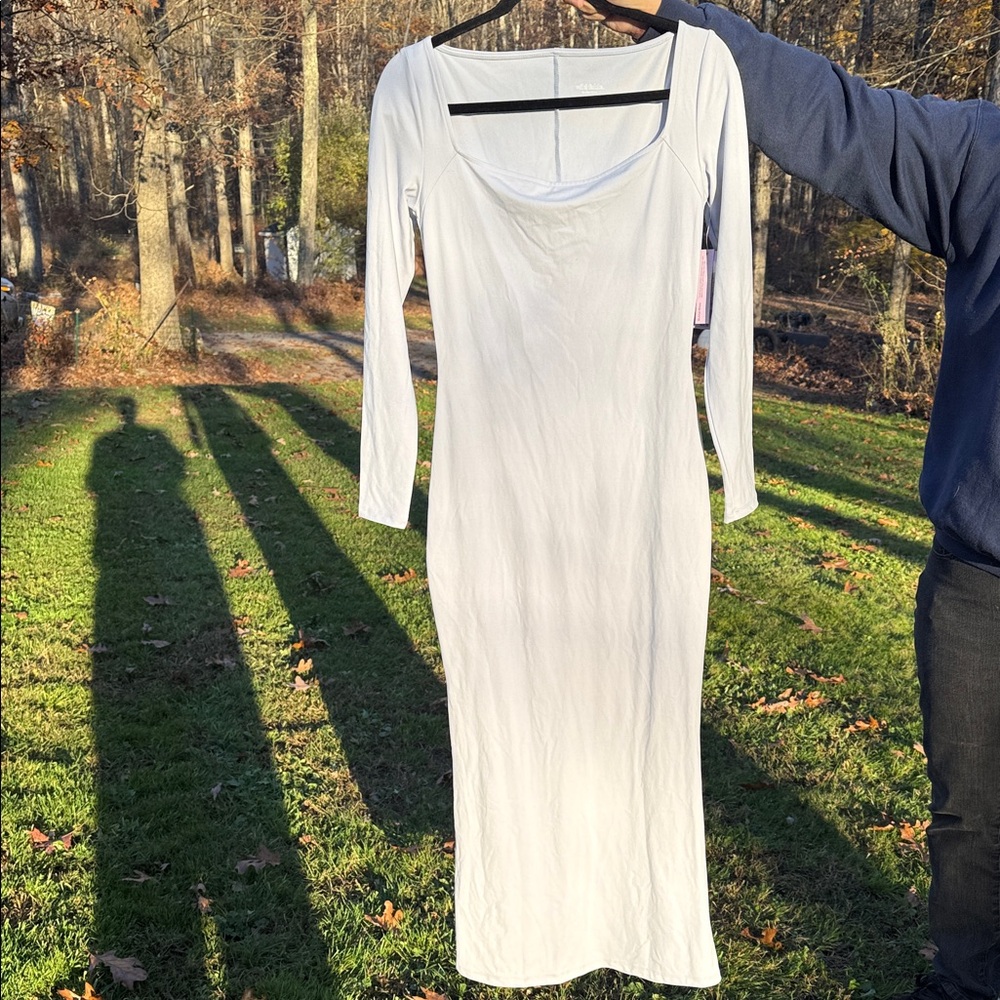 Wild Fable Long Sleeve Powder Blue  Dress